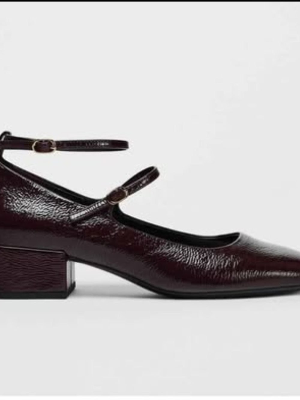 New ZARA shoes size 6.5  Mary Jane Block Heel